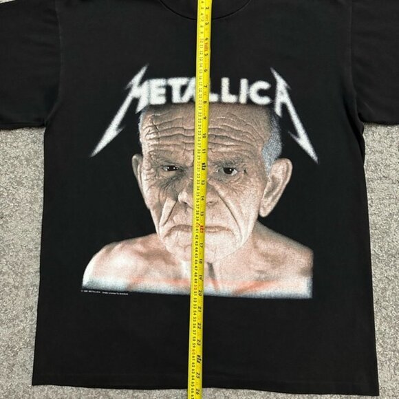 Vintage 1991 Metallica Enter Sandman Never Land Tour Shirt Brockum Large RARE!🔥 - Picture 10 of 11